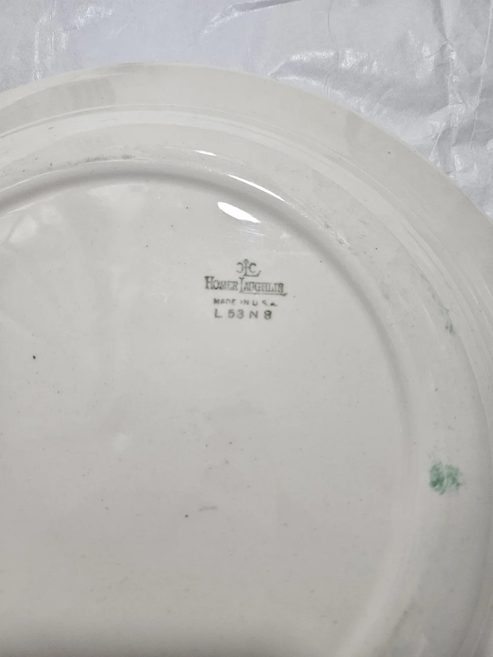 Vintage 1953 Homer Laughlin 